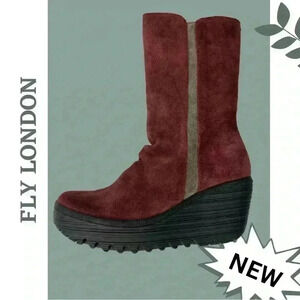 Fly London Yemy Platform
Wedge Boot Old Suede Wine Diesel
Multiple Sizes